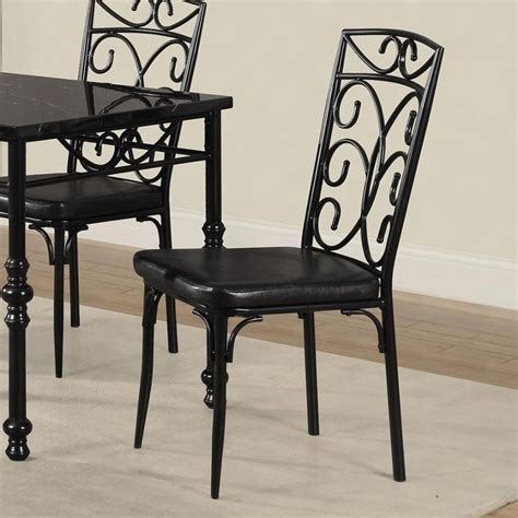 metal based dining room chairs